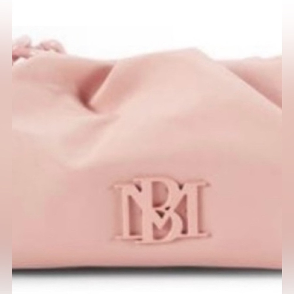 💖 NWT | Badgley Mischka Wrapped Frame Clutch – Blush Pink | Chain Strap - Picture 3 of 10